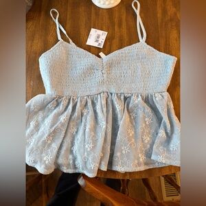 2 American eagle baby doll tank tops